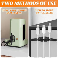 4pcs Wing Shaped Cord Organizer For Household Appliances