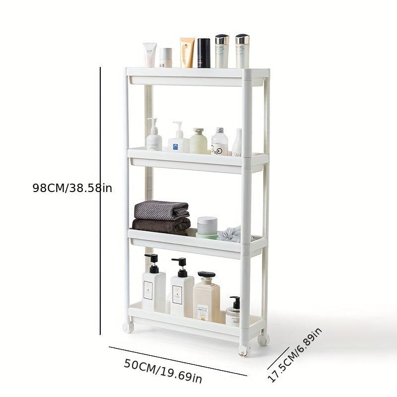 Movable Disassembly Kitchen Bathroom Storage Rack Extendable Gap Storage Rack