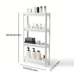 Movable Disassembly Kitchen Bathroom Storage Rack Extendable Gap Storage Rack