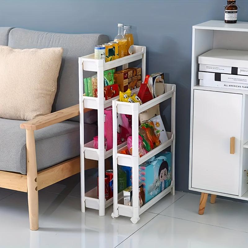 Movable Disassembly Kitchen Bathroom Storage Rack Extendable Gap Storage Rack