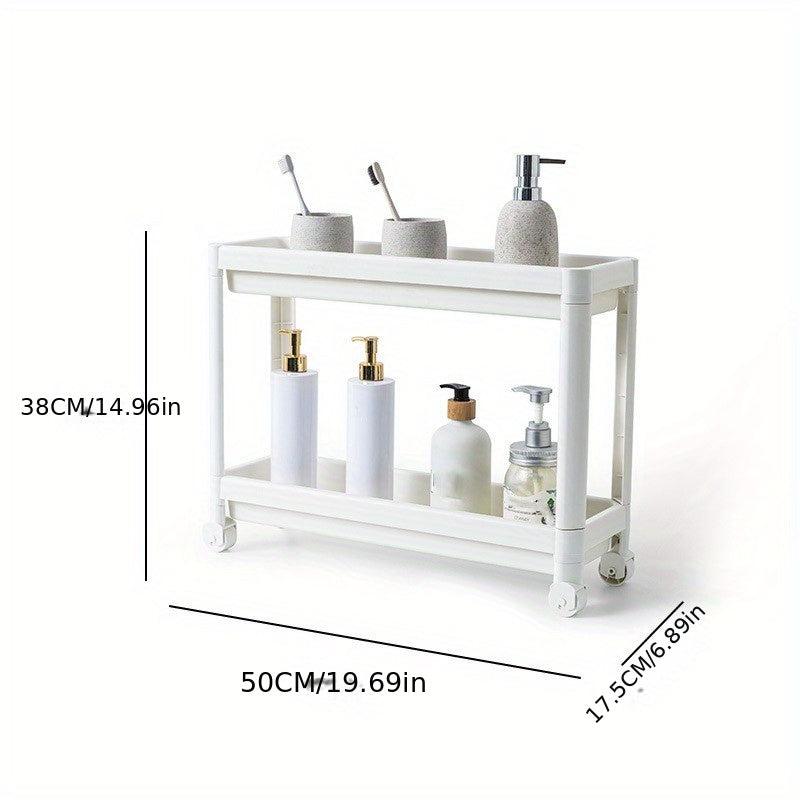 Movable Disassembly Kitchen Bathroom Storage Rack Extendable Gap Storage Rack