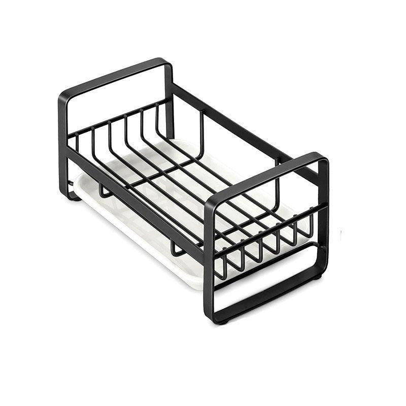 Stainless Steel Sponge Holder Sink Organizer with Drain Tray
