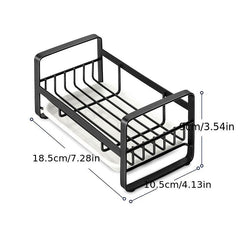 Stainless Steel Sponge Holder Sink Organizer with Drain Tray