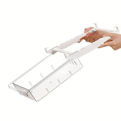 Refrigerator Storage Hanging Box for Vegetable and Fruit with Adjustable Buckle