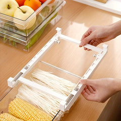 Refrigerator Storage Hanging Box for Vegetable and Fruit with Adjustable Buckle
