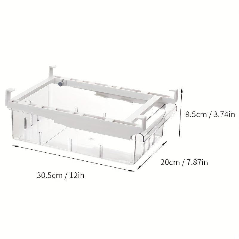 Refrigerator Storage Hanging Box for Vegetable and Fruit with Adjustable Buckle