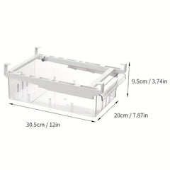 Refrigerator Storage Hanging Box for Vegetable and Fruit with Adjustable Buckle