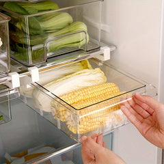Refrigerator Storage Hanging Box for Vegetable and Fruit with Adjustable Buckle