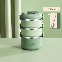 304 Stainless Steel Portable Bento Box Large Capacity Leakproof Container