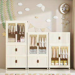 Foldable Clothes Storage Cabinet Stackable Wardrobe Organizer
