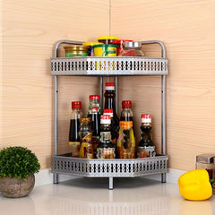 Kitchen Layered Storage Rack For Cabinet Sink Bowl Dish Seasoning