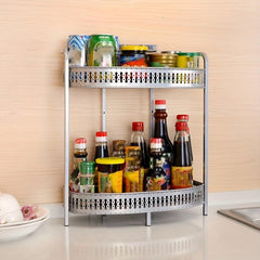 Kitchen Layered Storage Rack For Cabinet Sink Bowl Dish Seasoning