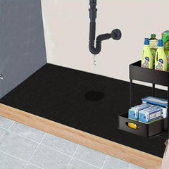 Waterproof Silicone Mat for Under Sink Shelf Bathroom Cabinet Protects Surfaces