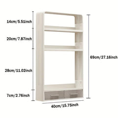 3 Tier Spice Rack Organizer with Hooks