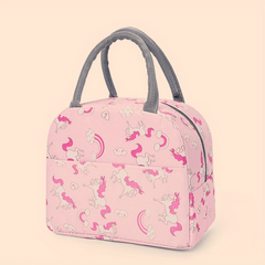 1pc Flamingo Lunch Box Bag Thermal Insulated Portable Bag