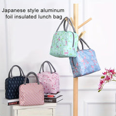 1pc Flamingo Lunch Box Bag Thermal Insulated Portable Bag