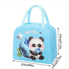 3D Animal Insulated Lunch Bag Aluminum Foil Lunch Box