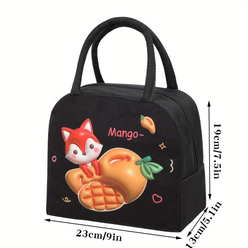 3D Animal Insulated Lunch Bag Aluminum Foil Lunch Box
