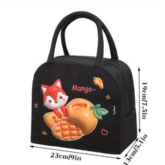 3D Animal Insulated Lunch Bag Aluminum Foil Lunch Box