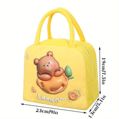 3D Animal Insulated Lunch Bag Aluminum Foil Lunch Box