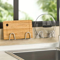 Punch Hook Kitchen Wall Hanging Water Filter Rack Sponge Rack Sink Drainage Rack