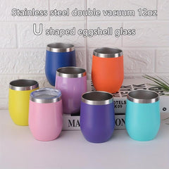 12oz Stainless Steel Thermal Cup Vacuum Insulated Egg Cup