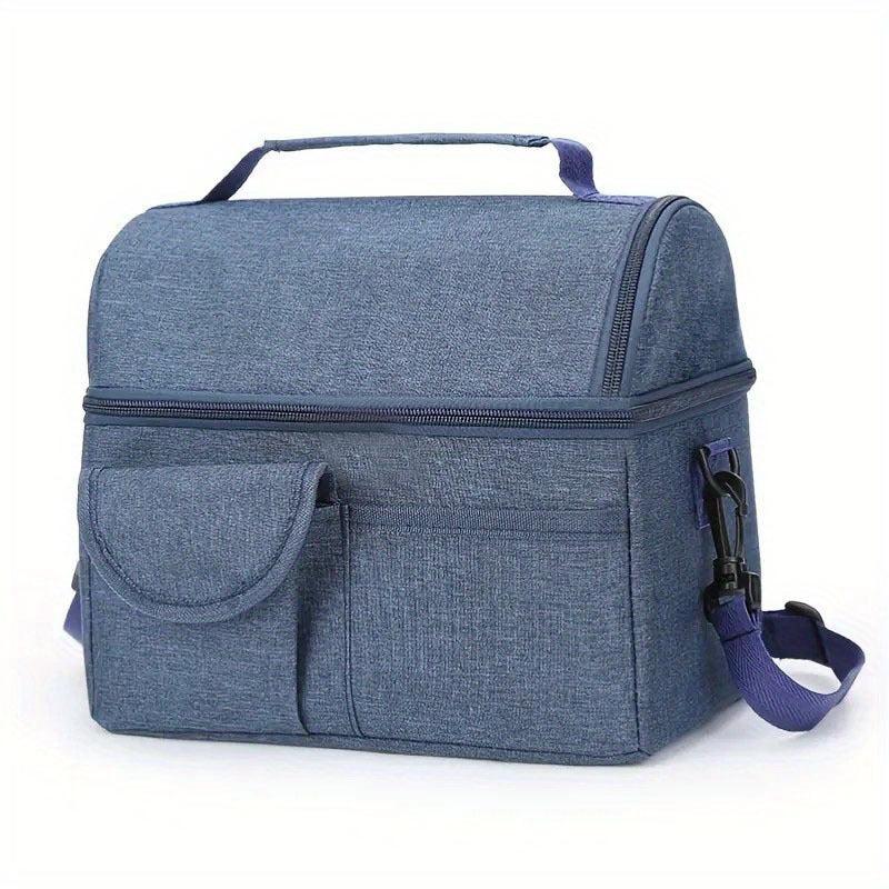 Waterproof Bento Bag with Ice Pack and Shoulder Strap