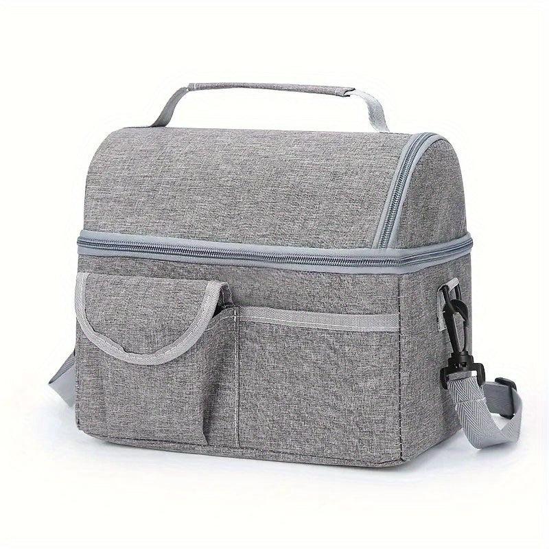 Waterproof Bento Bag with Ice Pack and Shoulder Strap