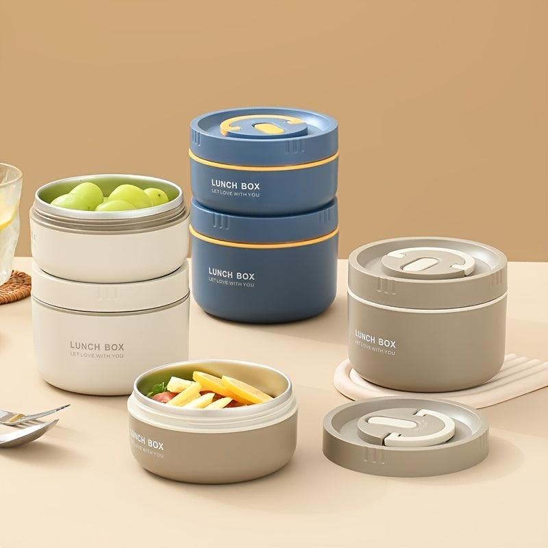 Stainless Steel Insulated Lunch Box Set - Leakproof and Portable