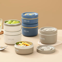 Stainless Steel Insulated Lunch Box Set - Leakproof and Portable