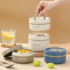 Stainless Steel Insulated Lunch Box Set - Leakproof and Portable
