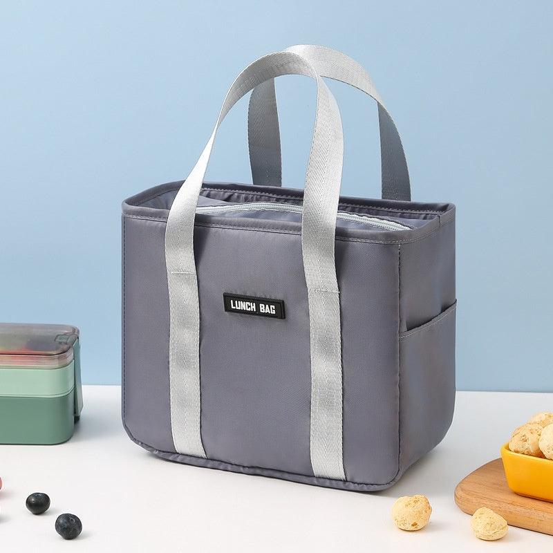 Large Insulated Thermal Lunch Bag Oxford Cloth Bento Box Storage Waterproof