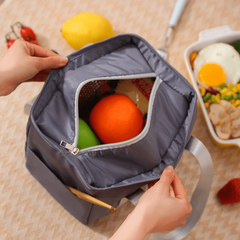 Large Insulated Thermal Lunch Bag Oxford Cloth Bento Box Storage Waterproof