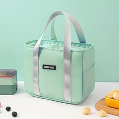 Large Insulated Thermal Lunch Bag Oxford Cloth Bento Box Storage Waterproof