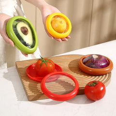 Avocado Storage Containers Reusable Fresh Keeper for Refrigerator