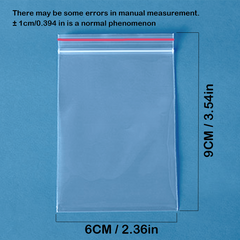 100pcs Reusable Zipper Bags Moisture-proof Waterproof Anti-fouling Dust Bag