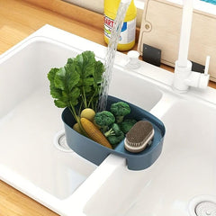 Hangable Kitchen Sink Drainer Basket with Filter Separation