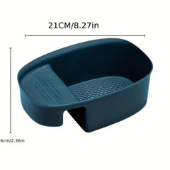 Hangable Kitchen Sink Drainer Basket with Filter Separation