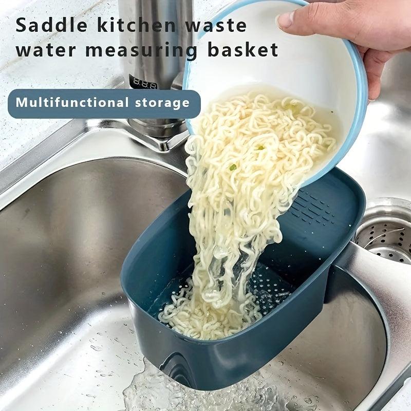 Hangable Kitchen Sink Drainer Basket with Filter Separation