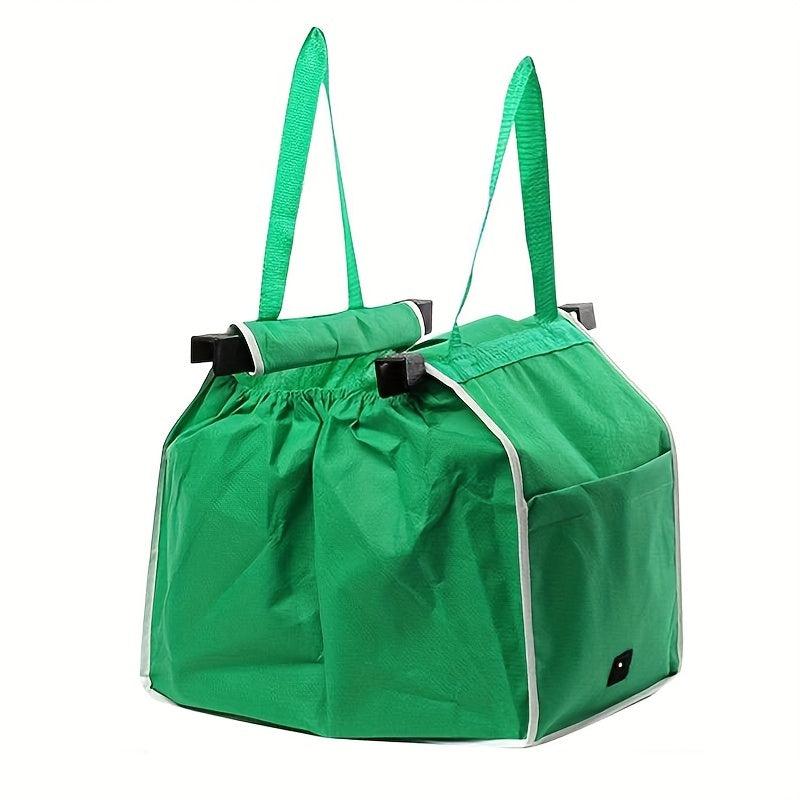 Reusable Shopping Cart Bag Foldable Non Woven Portable Tote for Daily Use