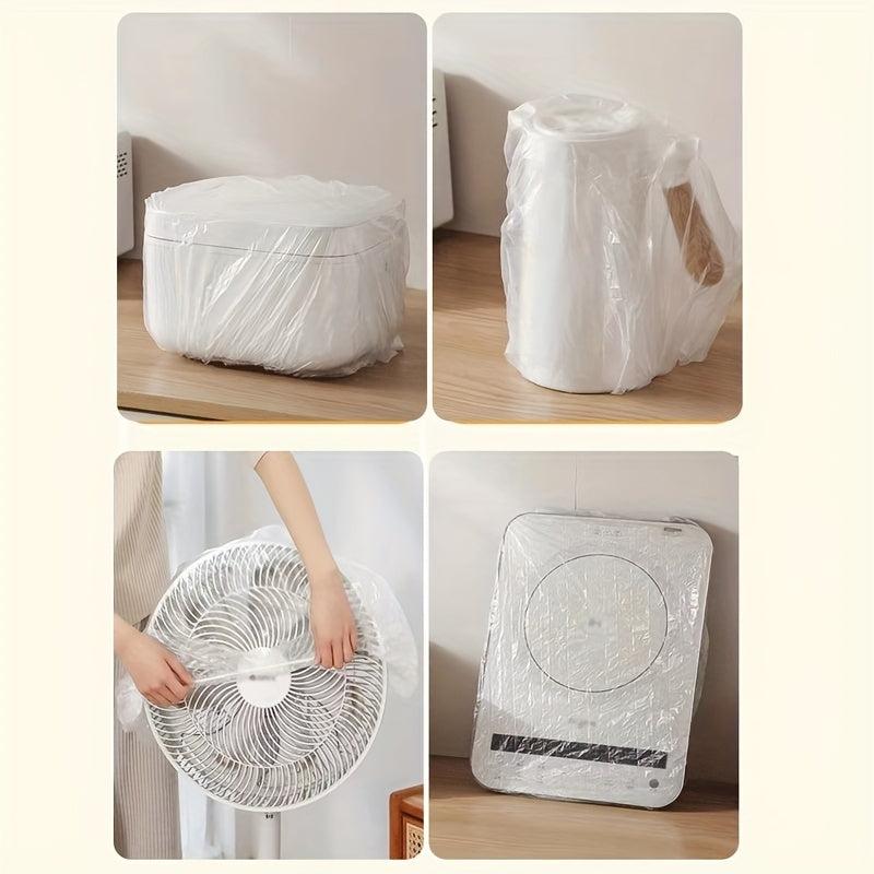 10pcs Multifunctional PE Dust Cover for Rice Cooker Air Fryer Microwave