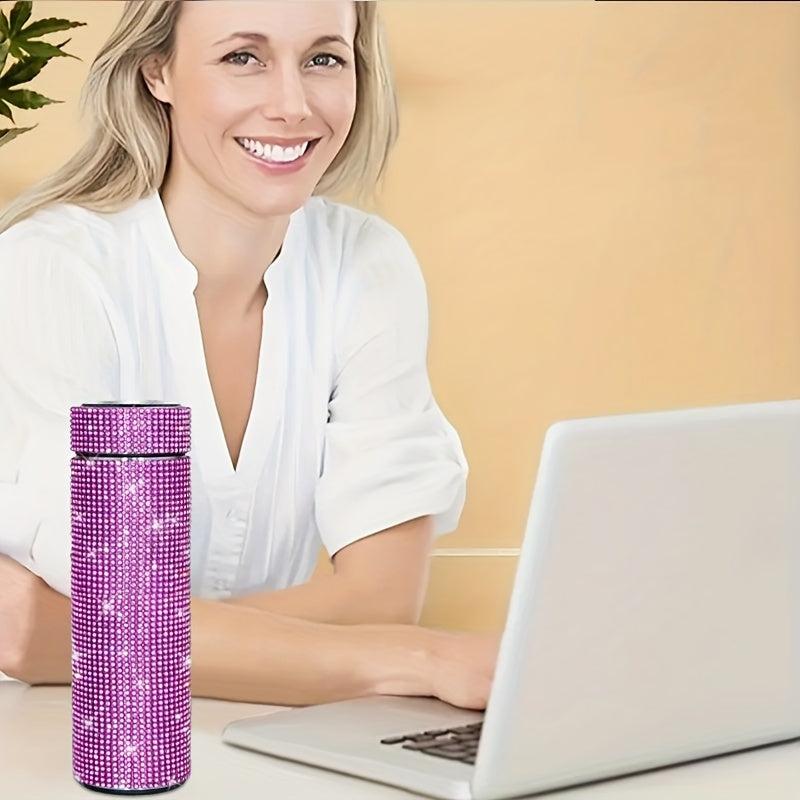 Smart Artificial Diamond Tea Cup with Filter 500ml
