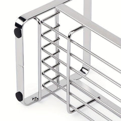Kitchen Faucet Rack Sponge Drain Basket with Detachable Drain Tray