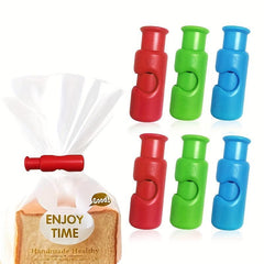 3pcs Plastic Sealing Clip for Snack Bags Moisture-proof Kitchen Accessory