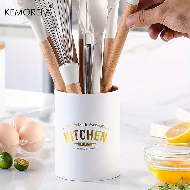 Kitchen Storage Bucket with Chopsticks Tube and Water Filter