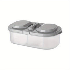 Transparent Crisper Box for Fruits & Veggies with Sealed Lid