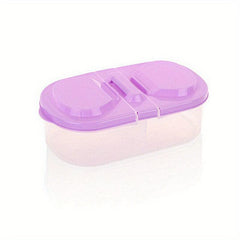 Transparent Crisper Box for Fruits & Veggies with Sealed Lid