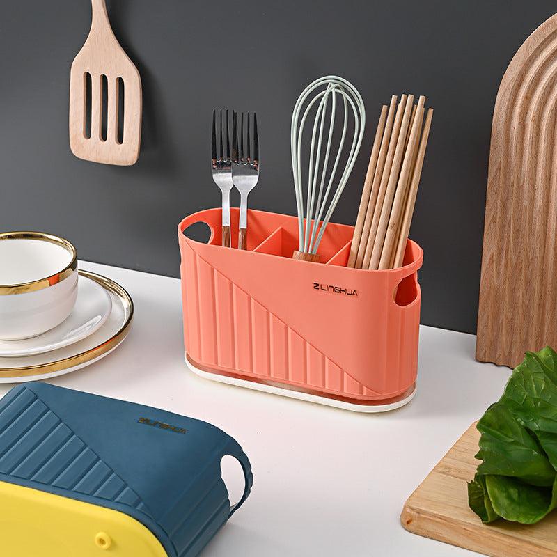Kitchen Cutlery Storage Rack Spoon Fork Holder