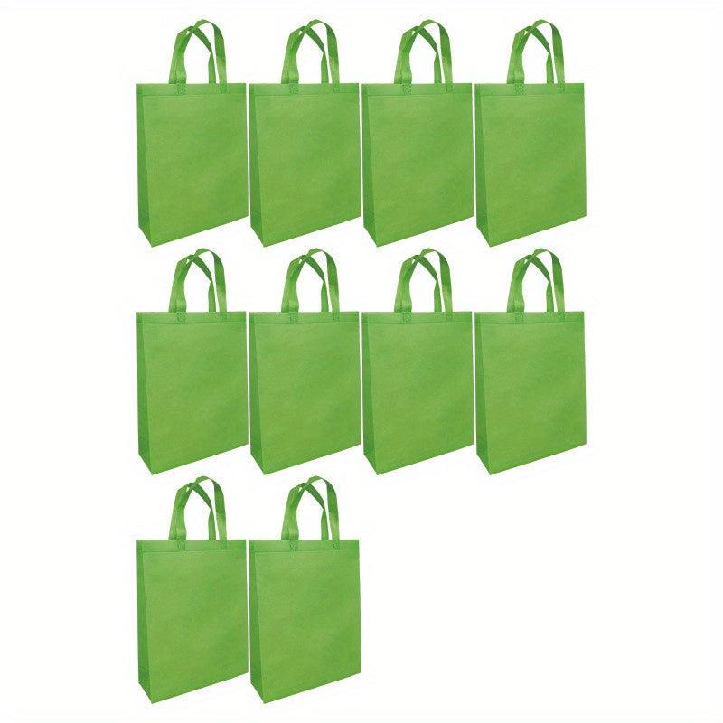 10pcs Reusable Shopping Bags Non Woven Storage Supermarket Clothing