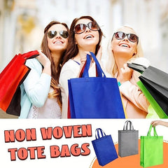 10pcs Reusable Shopping Bags Non Woven Storage Supermarket Clothing